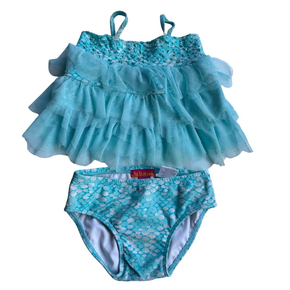 Kate Mack Mermaid Tankini Swimsuit - Size 18 Months